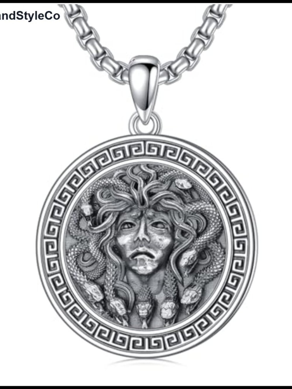 Viking Pendant Necklace Men Nordic Celtic 925 Sterling Silver Vintage Mjolnir